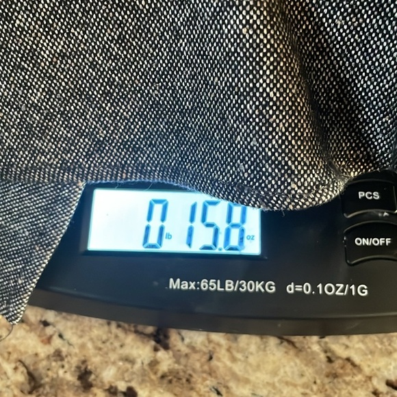 TALBOTS Wool blend Ruffled Tiered Pencil Skirt Gray Size 14 Textured Career - Picture 10 of 10